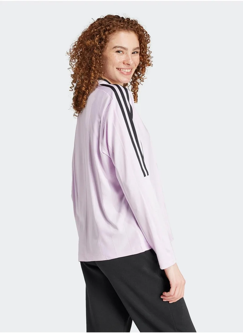 Adidas Tiro 3 Stripe Jacquard Shirt