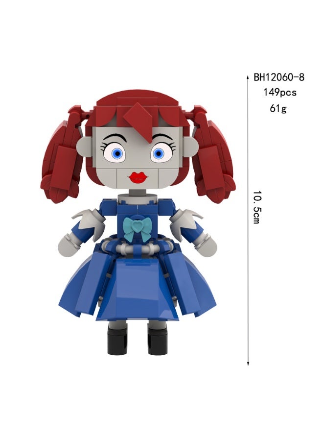 Building Block Set,Poppy Playtime 5 Game Model Toys Ideas Collectible Building Bricks Birthday Gift