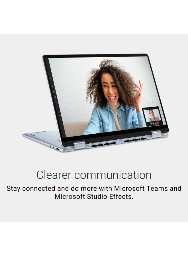 ديل 16 بلس 2 في 1 لابتوب 16" 2K باللمس سلسلة 2 (معالج إنتل كور ألترا 7 256V، 16GB LPDDR5X، 512GB SSD، إنتل آرك، واي فاي 7، ثندربولت 4) – كمبيوتر كوبايلت+ (محدث) - Image 4