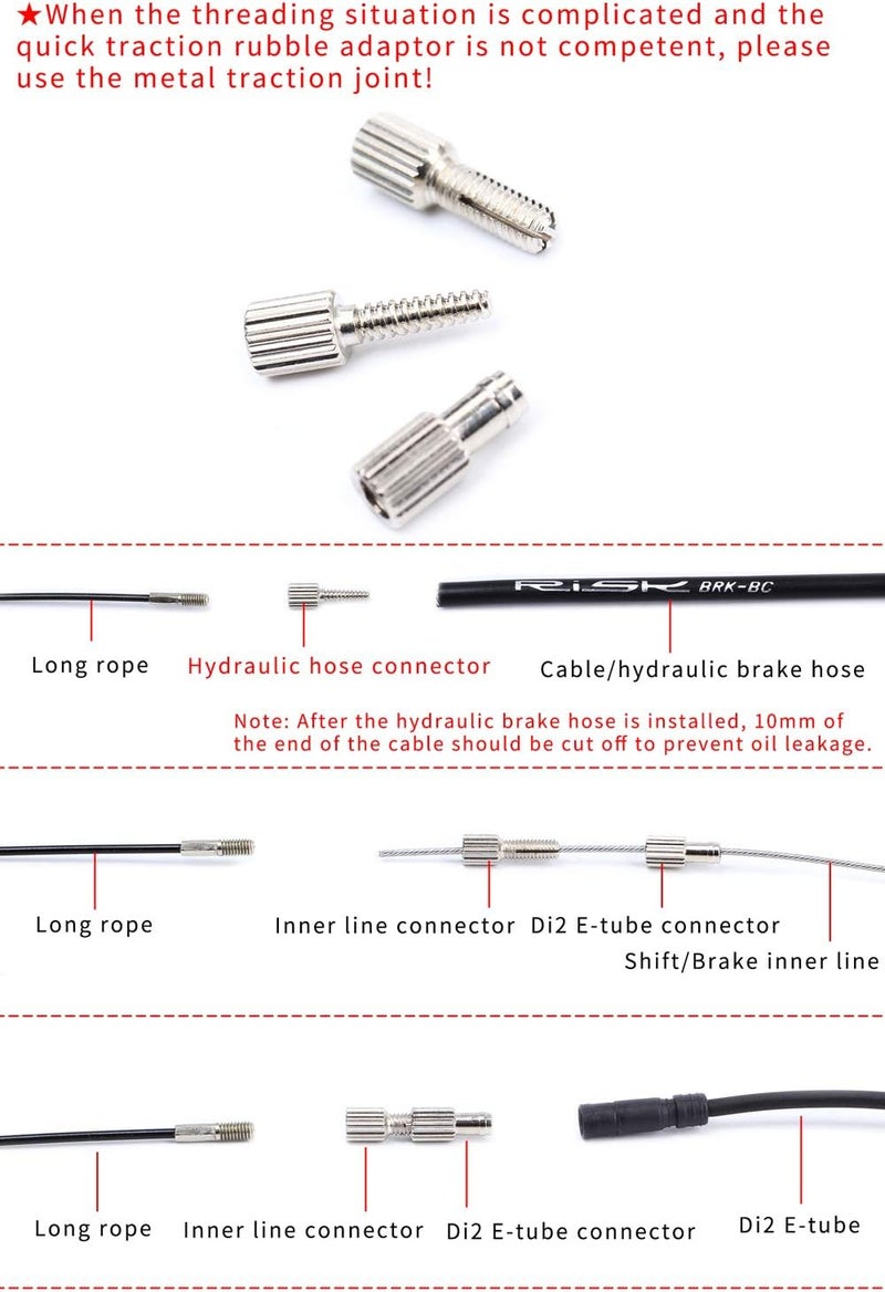 BESNIN Bicycle Internal Cable Routing Tool Cycling Bike Internal Cable Routing Tool for Bicycle Frame Shift - Image 3