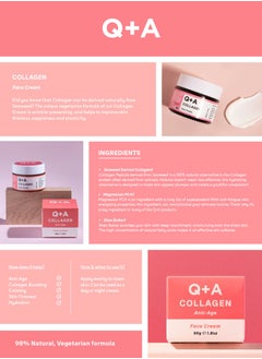 Q+A Natural Collagen Cream From Seaweed Eliminates Wrinkles And Gives You Younger Skin - 50 G  - Image 5
