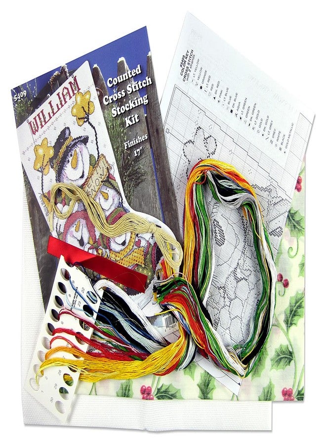 Tobin Let It Snow Counted Cross Stitch Stocking Kit - Image 2