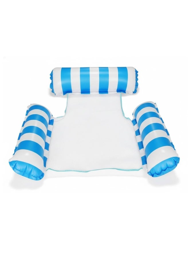 Adventure Lab Inflatable Pool Floats Hammock Adults for Size Water Hammock Lounger Multi Purpose Swimming Water Recliner Rafts (Blue) - Image 1