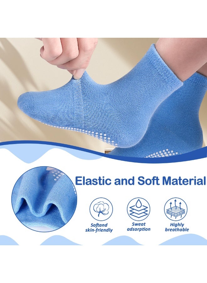 Kids Non-Slip Grip Socks, 12 Pairs Anti-Skid for Toddlers 1-3 Years, Assorted Colors - Image 4