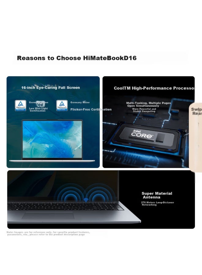 Wiko Hi Matebook D 16 Huawei Smart Selection Laptop, 20% National Subsidy, 13th Gen Intel Core Processor, I5, 16gb Ram, 1tb Storage, Bright Moon Silver - Image 1
