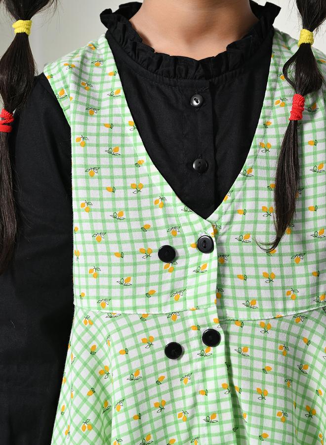 Bella Moda Striped Buttoned Long Sleeve Top and Pants Set - Image 3