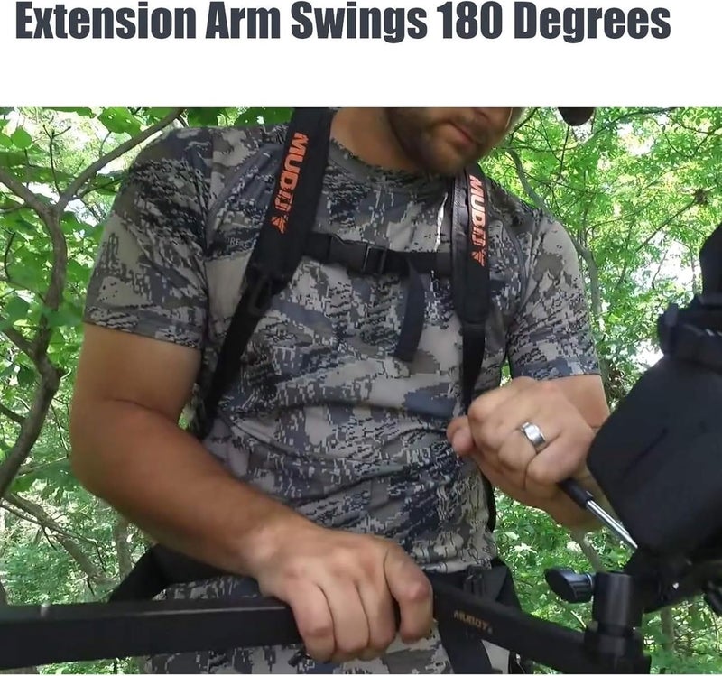Muddy Basic Trail Camera Arm with Pan Head for Precision Game Cam Positioning - Image 4