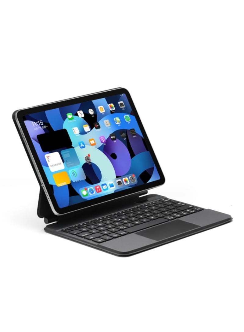 AROAQ Wireless Magic Keyboard for iPad Arabic + English-iPad Pro 12.9 inch - Image 1