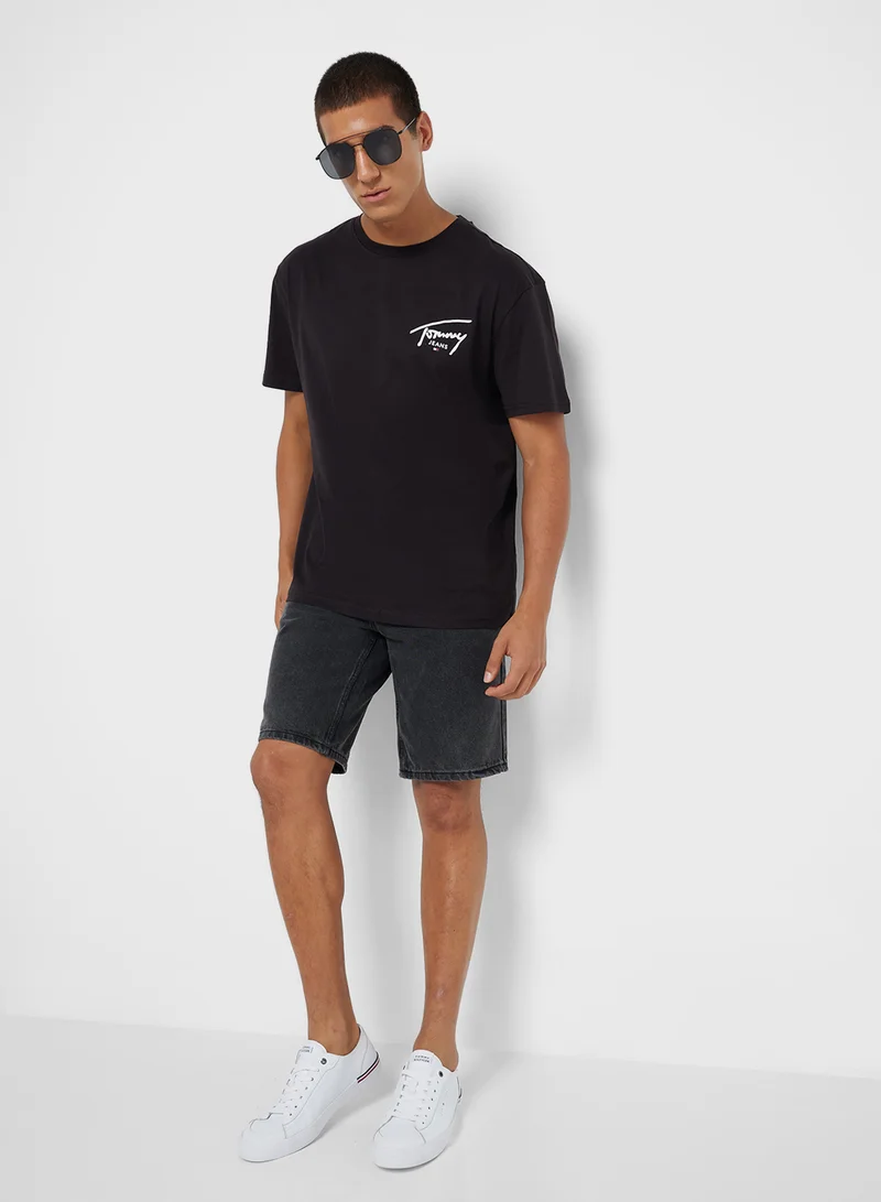 تومي جينز Logo Print T-Shirt