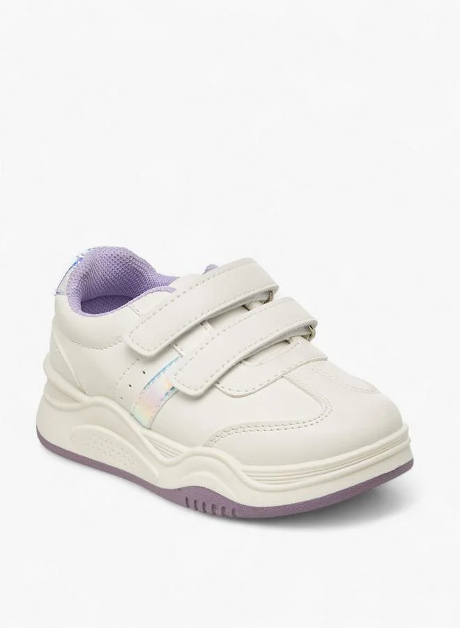 Flora Bella By Shoexpress Girls Hook and Loop Sneakers