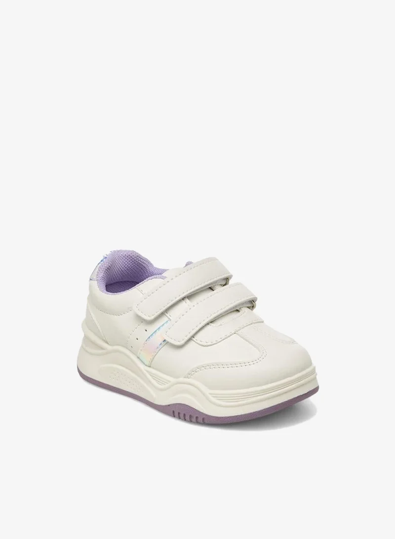 Flora Bella By Shoexpress Girls Hook and Loop Sneakers