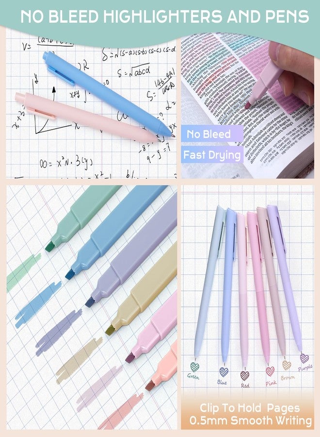 XKDOUS Bible Study Supplies Journaling Kit for Women, Bible Study Kit with 14 No Bleed Highlighters and Pens, 2 Transparent Sticky Notes, 2 Index Stickers, 75 Tabs for Christian Gifts - Image 3