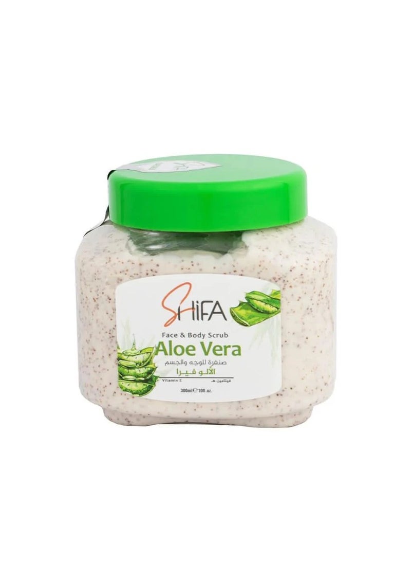 Face & Body Scrub With Aloe vera  300ml