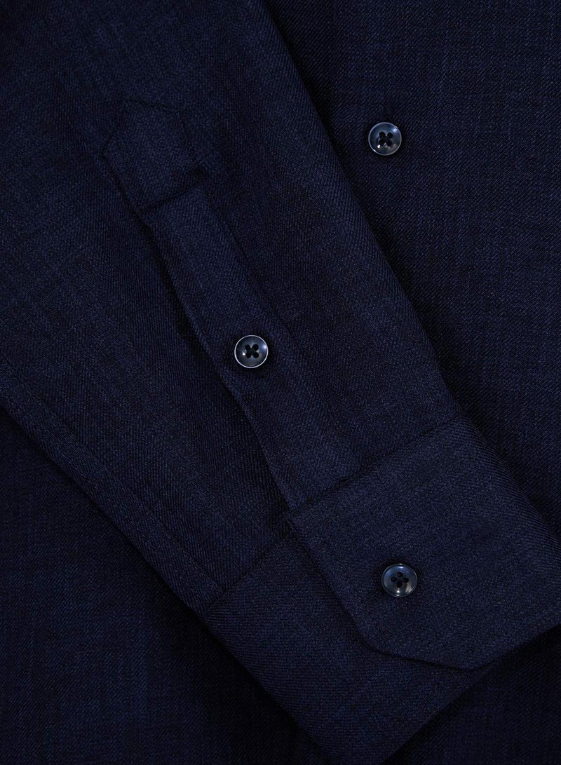trendyol Navy Blue Regular Men's Shirt Tmnss26Go00007 - Image 4