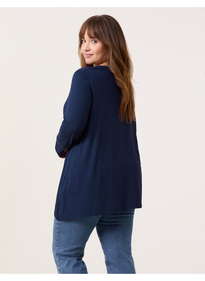 Samoon Sequin Appliqué Flared T-Shirt  - Image 2