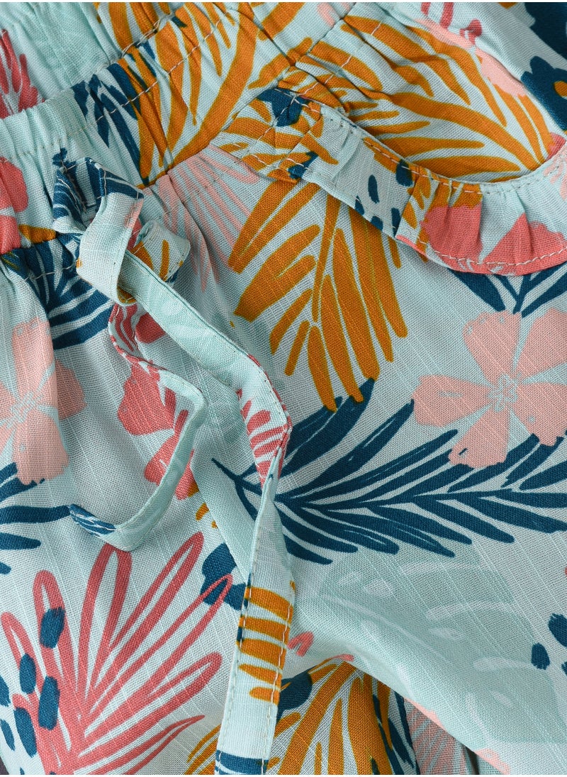 Jelliene Sunny Explorations: Girls' Breathable Cotton Pants Comfy Fun & Spring Adventures  - Image 4