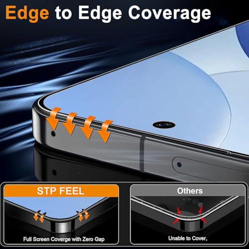 STP FEEL® Premium Tempered Glass Screen Protector Guard Compatible For Oppo F31 Pro 5G (6.57 Inch, Pack of 2) | Edge to Edge Coverage With Easy to installation kit for Smartphone - Image 2