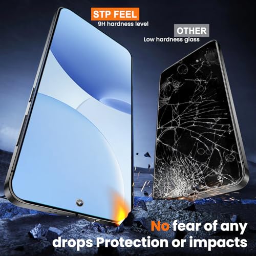 STP FEEL® Premium Tempered Glass Screen Protector Guard Compatible For Oppo F31 Pro 5G (6.57 Inch, Pack of 2) | Edge to Edge Coverage With Easy to installation kit for Smartphone - Image 5