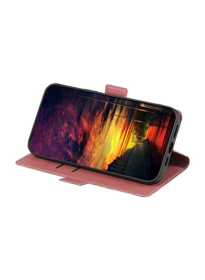 اس-توب جراب هاتف OPPO Reno 8 Pro 5G من الجلد بملمس قطني وأزرار جانبية - Image 4