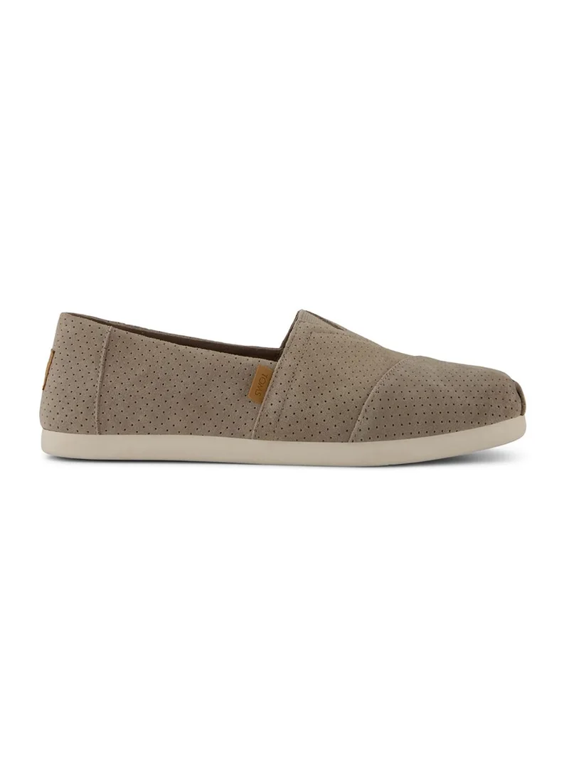 تومس Toms Mens 10022685 Perforated Shoes, Light Brown
