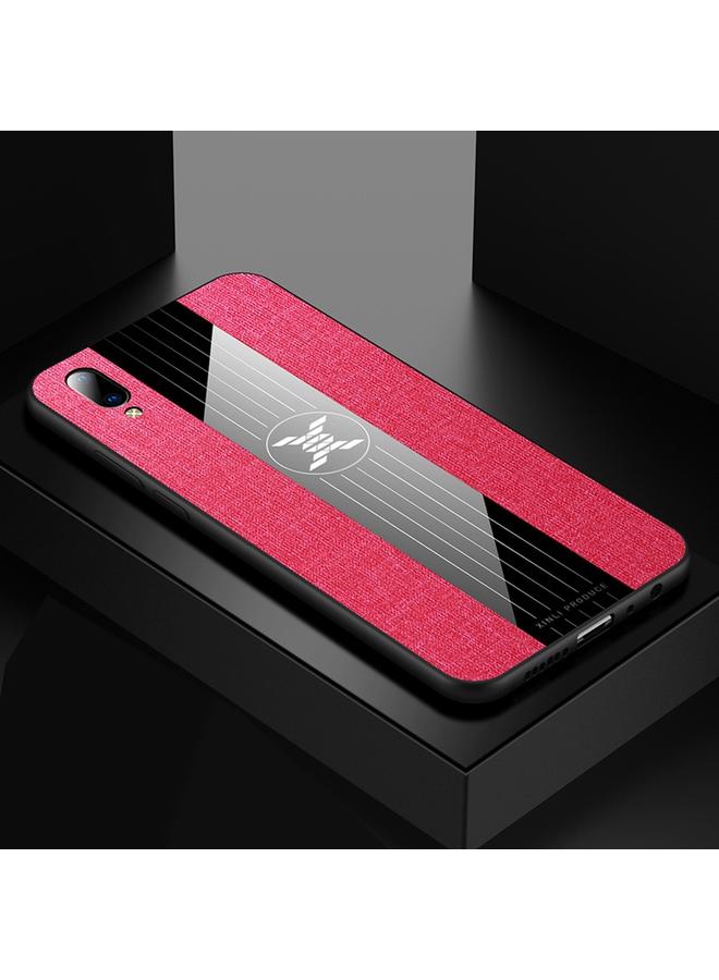 Case For Vivo Y93 Stitching Cloth Texture Shockproof TPU Protective Case