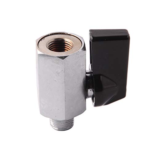 Metaland 1/8" Brass Mini Ball Valve NPT Female x Male Shut-Off Valve - Image 3
