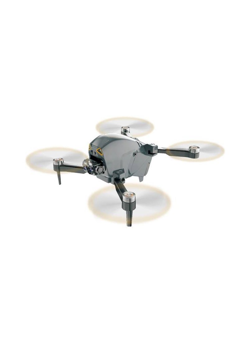 porodo - Aerovision Camera Drone with Dual Camera & Electric Regulation / Auto Obstacle Avoidance / Brushless Motor / 15 Min Flight Time / 80M Height Range - Black - Image 1