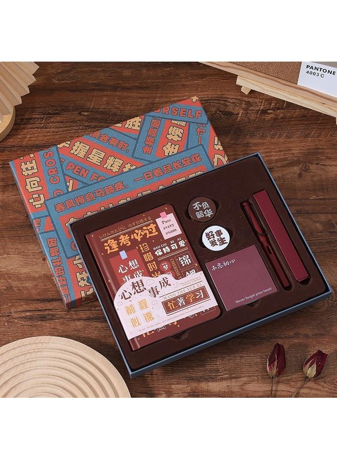 Bluejw 2024 Hand Account Book Suit Gift Box Hand Account Book Walking Stick Book Diary Supplies Stationery Book Loose Leaf Detachable - Image 1