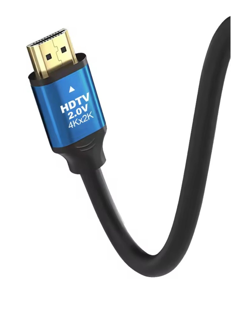 سبرينترز - كابل HDMI بطول ٣ أمتار يدعم تقنية 4K ومعيار HDMI 2.0 عالي السرعة بدقة 4K@60Hz، يمكن استخدامه لربط الأجهزة التي تدعم الفيديو عالي الوضوح مثل جهاز  وأجهزة التلفزيون عالية الوضوح  وإكس بوكس وبلايستيشن - Image 1