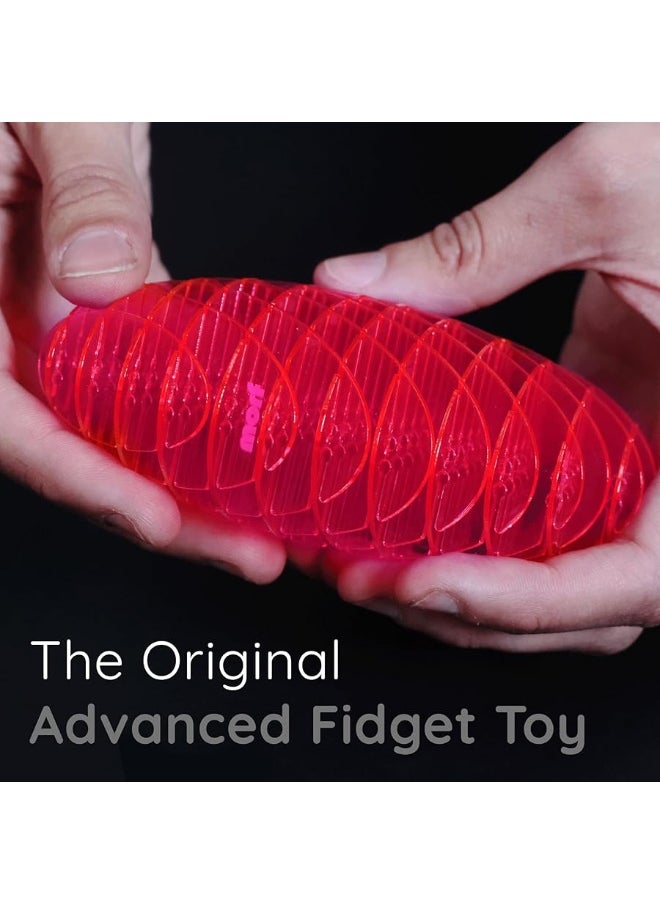 Morf - Morf Fidget Worm Toy Candy Pink - Desk Fidgets for Adults - Quiet Morf Worm Fidget Toy Sensory Toys - Fun and Interactive Morf Fidget Toy for Kids - USA Patent Pending Morf Figgy Toys - Small - Image 1