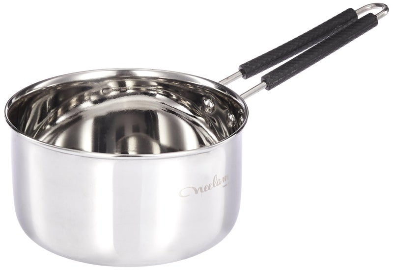 Neelam Neelam Premium Stainless Steel Saucepan with Heat-Resistant Wire Handle, 2000 ml, 22 Gauge, Durable & Easy to Clean, Perfect for Cooking Sauces, Soups, and Stews; 1 Piece - Image 1