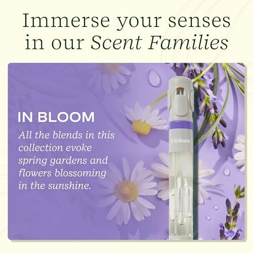 Lifelines Pen Diffuser, in Bloom - 1mm Black Ballpoint Pen with Scented Essential Oil Blends – Aromatherapy Diffuser & Sensory Immersion Diffuse Aroma As You Write - Image 4