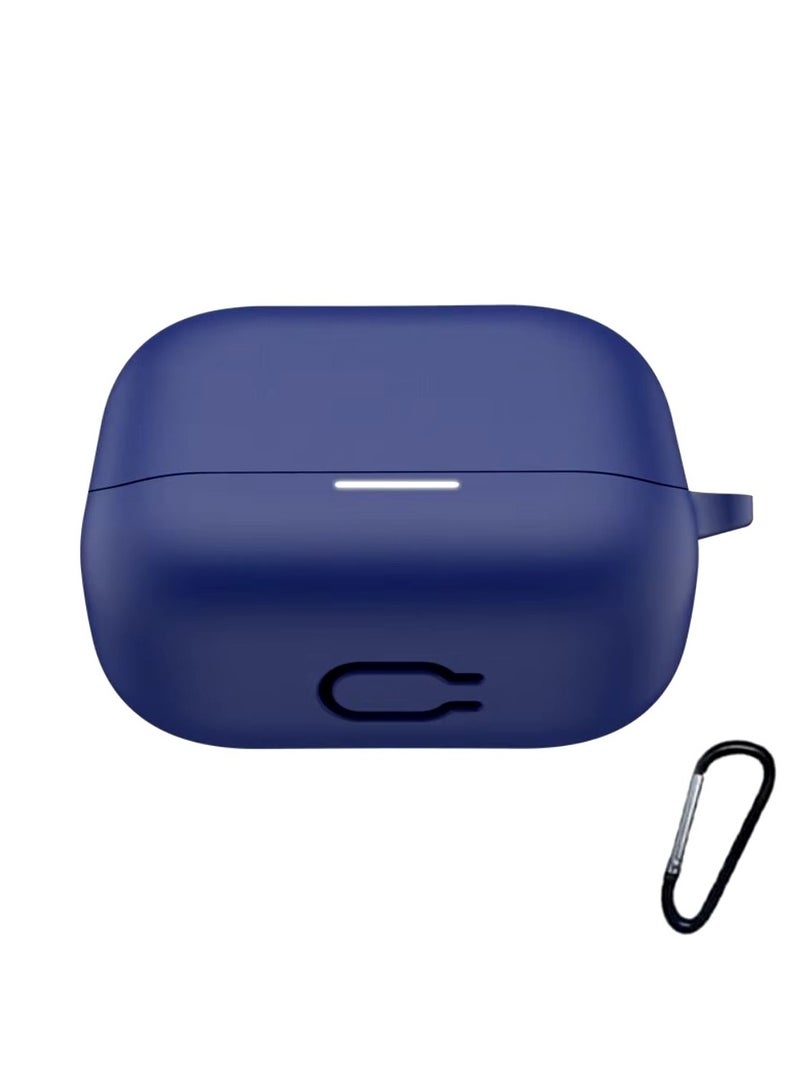 Silicone Earphone Case Dustproof Shockproof Wireless Earbuds Accessories Washable Colorful for Anker Soundcore K20i (Blue)