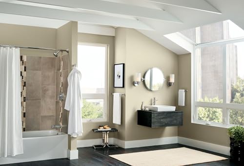 Moen Genta LX Chrome Modern 6.8-Inch Length Hand-Towel Bar for Bathroom or Kitchen, BH3886CH - Image 2