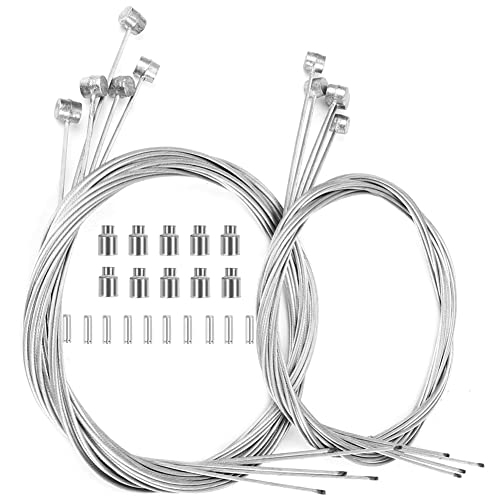 Hapleby 10PCS Premium Bike Brake Cable, Professional Bicycle brake line for Mountain, Free For End Caps and End Ferrule - Image 1