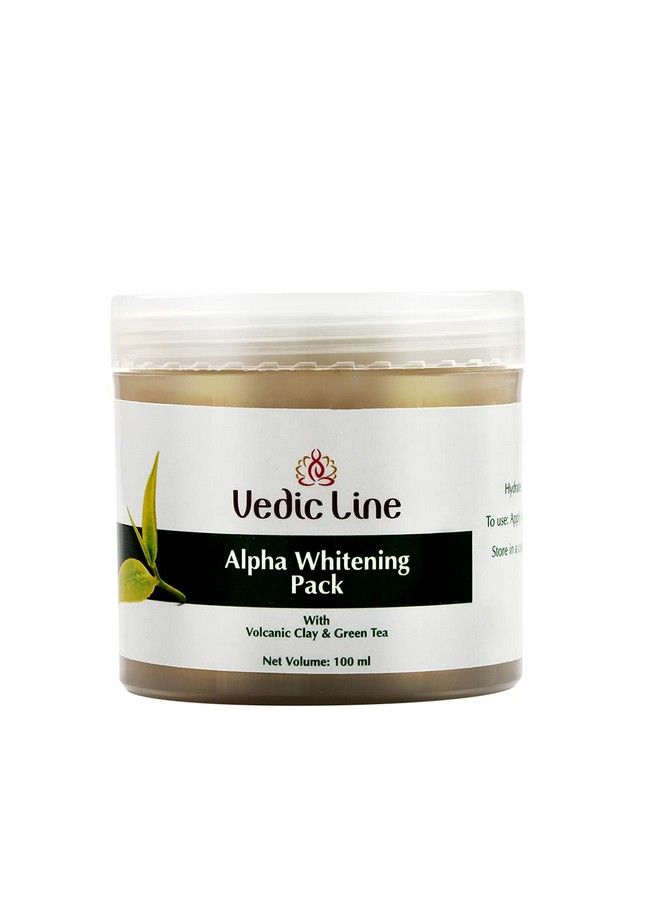 Vedicline Alpha Whitening Pack Reduce Spots And Acne With Volcanic Clay & Green Tea Extract For Clear Skin 100Ml - Image 1