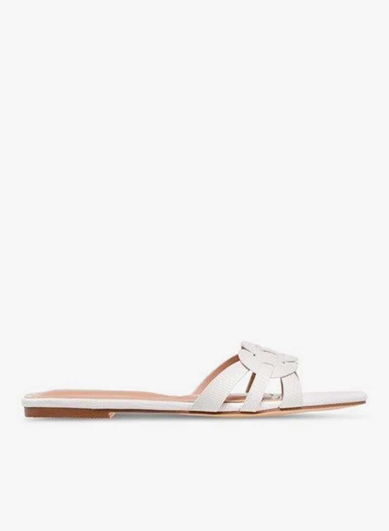 Celeste Women's Textured Slip-On Flat Sandals