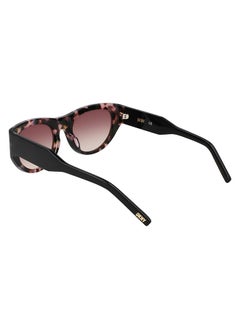 DKNY كامل الحافة بيضاوي من الأسيتات Sun Dk550S (V3) Br/Sand  - Image 5