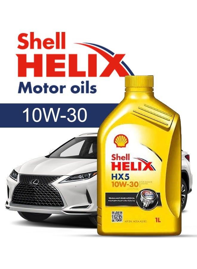 شل زيت محرك سيارة لكزس، RX 2022 - 2009 - لزوجة 10w30 شل هيلكس 6 لتر، مع فلتر زيت المحرك - 2009 2010 2011 2012 2013 2014 2015 2016 2017 2018 2019 2020 2021 2022