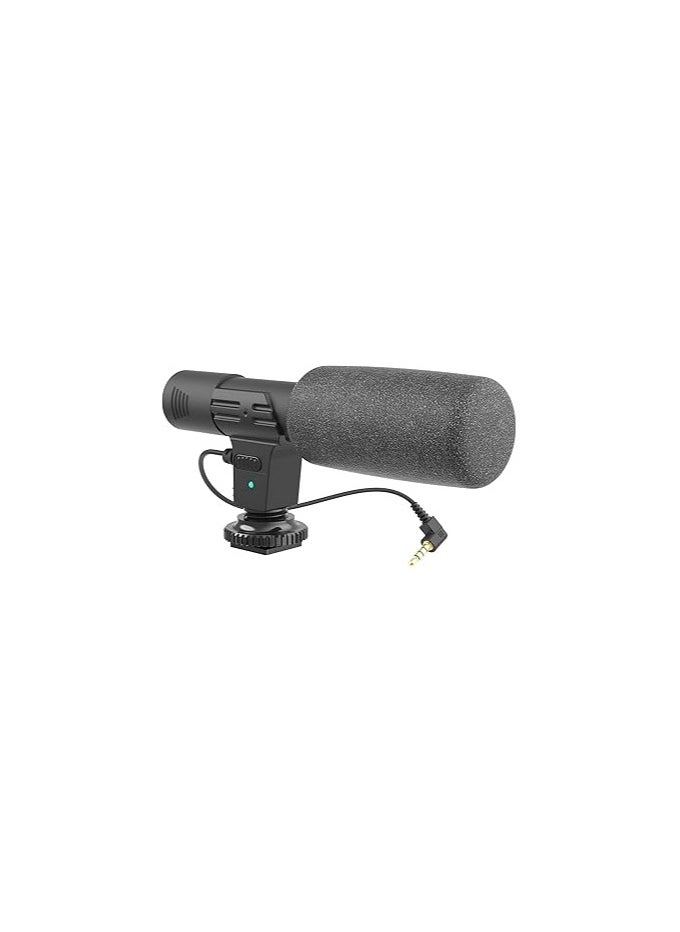 Generic - Vlogging Kit Included Bluetooth Remote, Mic, Mini Tripod Stand, LED Light & Phone Holder Clip for Making Videos/Recording YouTube Videos/Podcasting/Content Creation-Black - Image 1
