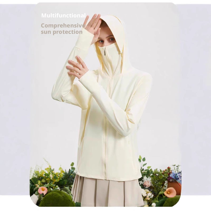 Women's UPF50+ Sun Protection Jacket, Ice Silk, Thin, Summer - Image 1
