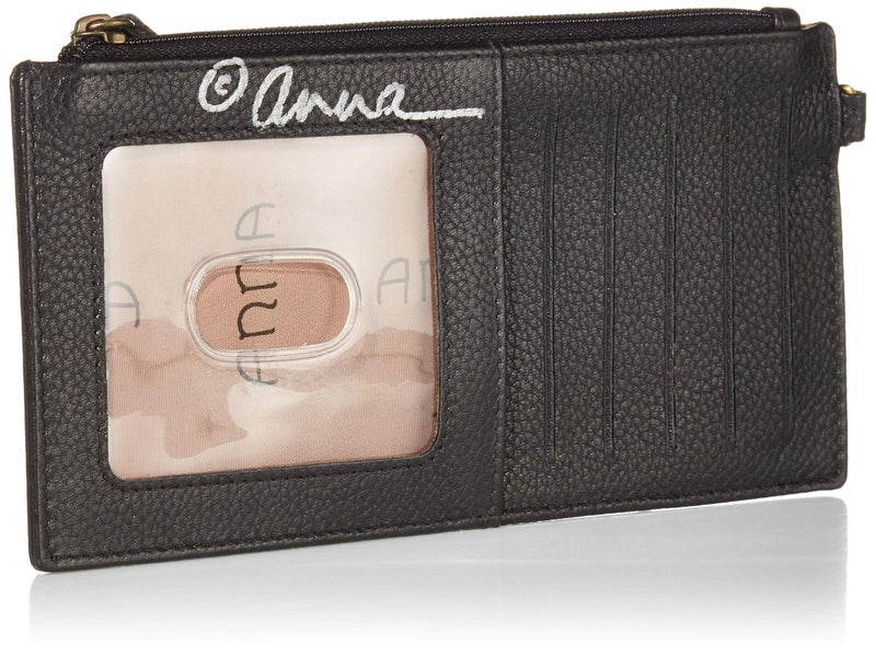 Anna by Anuschka Women's Hand Painted Genuine Leather Organizer Wallet - Lion Pride - Image 2