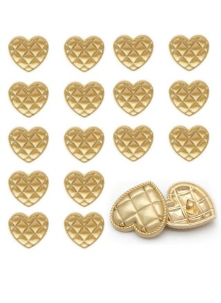 Retro Metal Shank Buttons, 20 Pcs Suit Coat Buttons Decorative Fastener Sewing Accessories,  for Blazer, Suits, Sport Coat, Uniform (20mm, Gold Heart) - pzsku/Z0E2CD0C29A3E880EABF3Z/45/_/1721844558/1b9efa23-96c6-4185-877d-e55c6a39fd9c