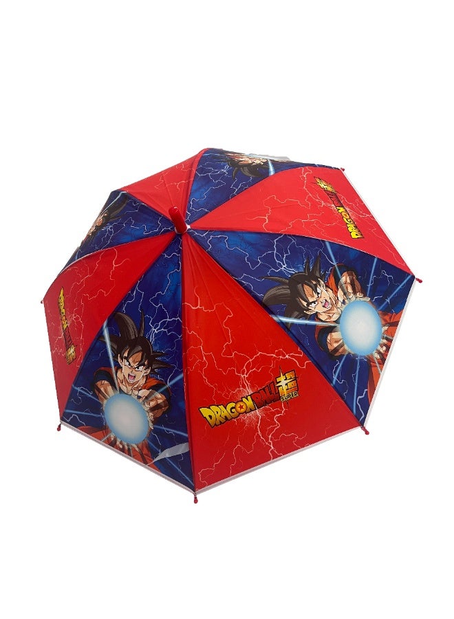 Dragonball Z Dragon Ball Z Official Goku Kame Symbol Foldable Umbrella – Red & Blue - Image 2