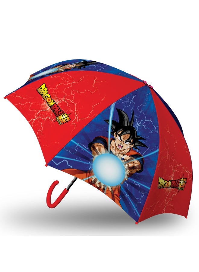 Dragonball Z Dragon Ball Z Official Goku Kame Symbol Foldable Umbrella – Red & Blue - Image 1