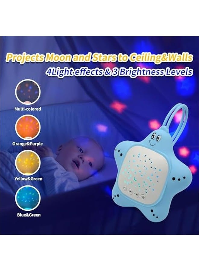 Generic Rechargeable Baby White Noise Sound Machine with Night Light Projector for Restful Sleep - Calming Music for Travel, Nursery, Bedroom, Car, Crib - Portable Sleep Aid Soother for Deep Sleep. - Image 2