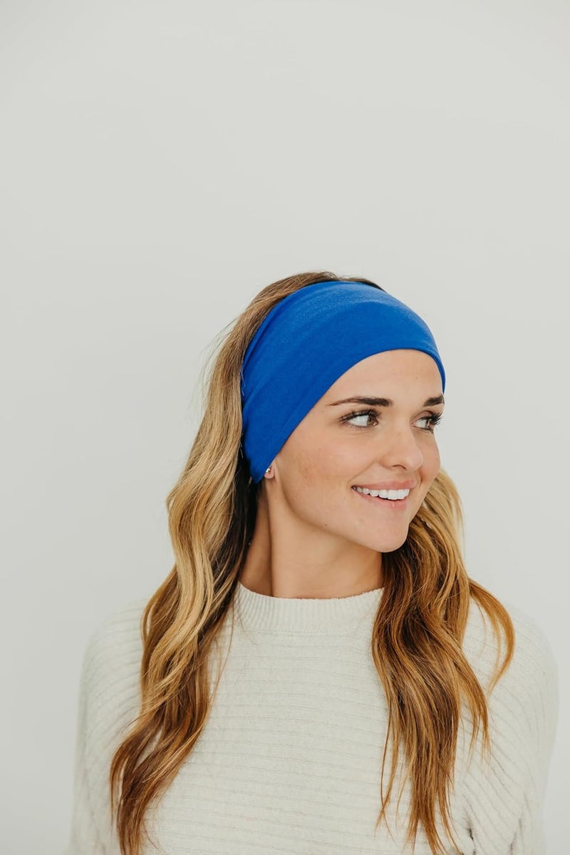 Maven Thread 4" Wide Workout Headbands for Women (4 Pack) – Non-Slip Sweatbands for Gym, Running & Yoga - Image 3