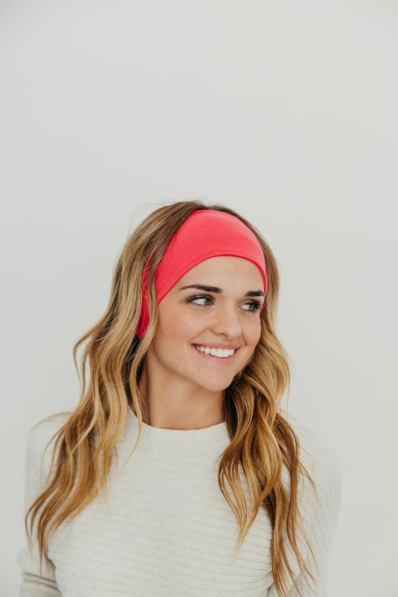 Maven Thread 4" Wide Workout Headbands for Women (4 Pack) – Non-Slip Sweatbands for Gym, Running & Yoga - Image 2