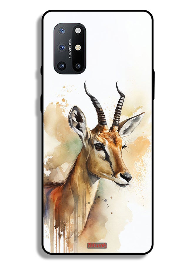 Tolwak OnePlus 8T 5G Protective Case Cover Deer Abstract Art - Image 2