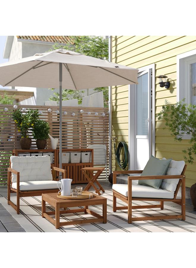 إيروريكس كرسي استرخاء خارجي، بني فاتح اللون - Image 2